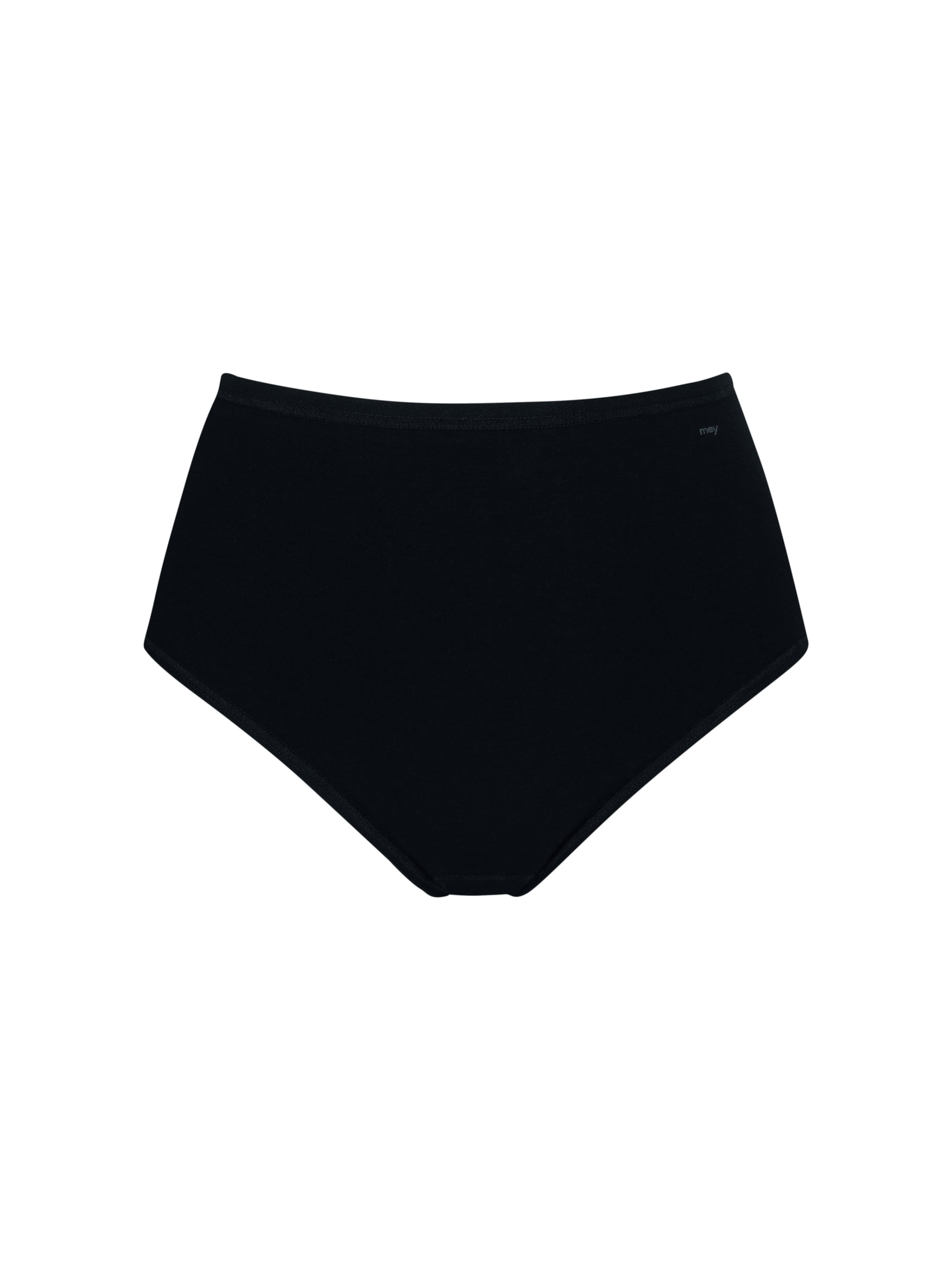 Mey Slip 'Superfine Organic' in Schwarz: Vorderseite