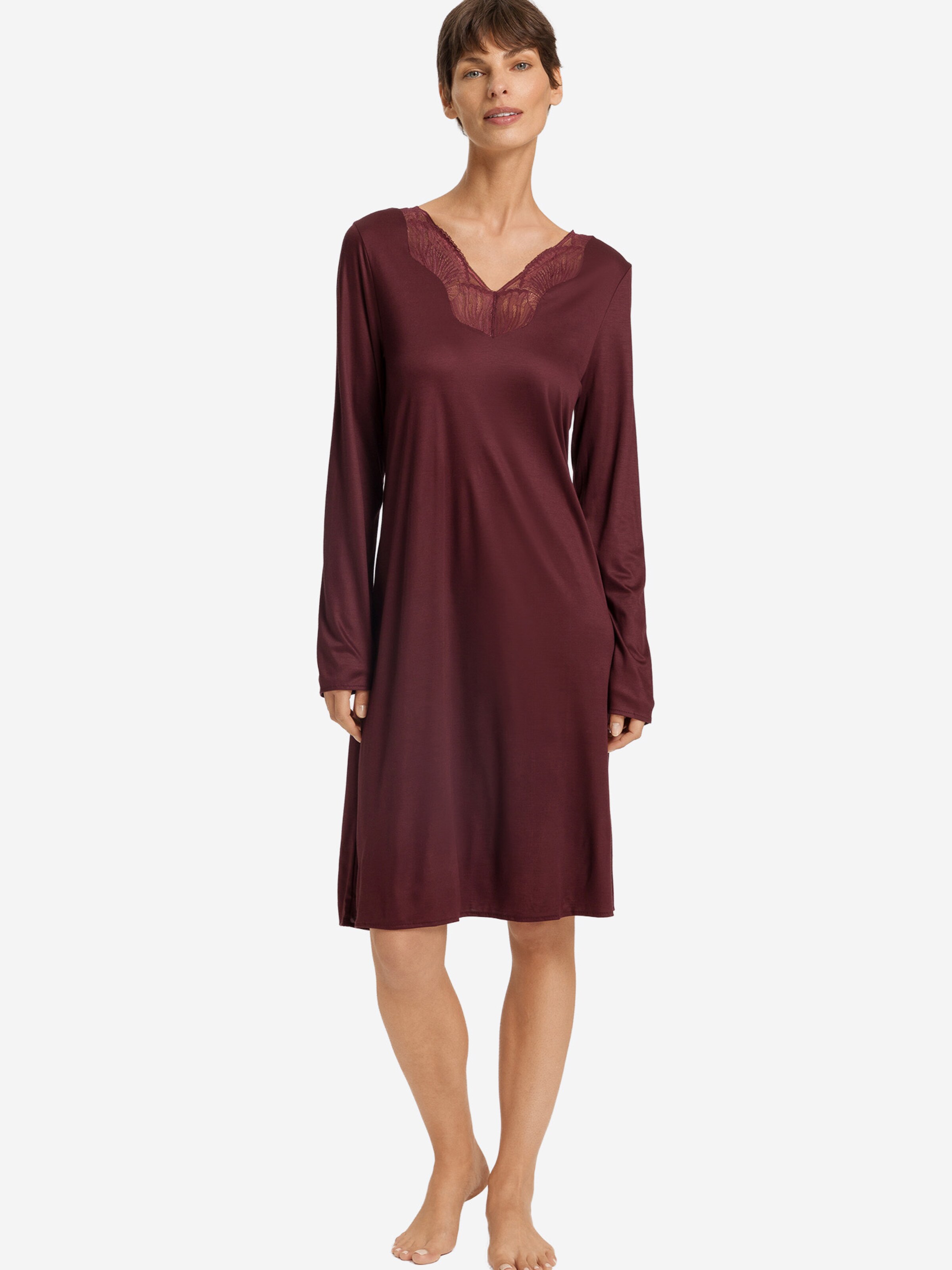 Chemise de nuit ' Lilith ' Hanro en marron