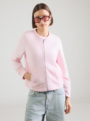 Giacca di felpa 'Ke44ndra' di Hailys in rosa: frontale