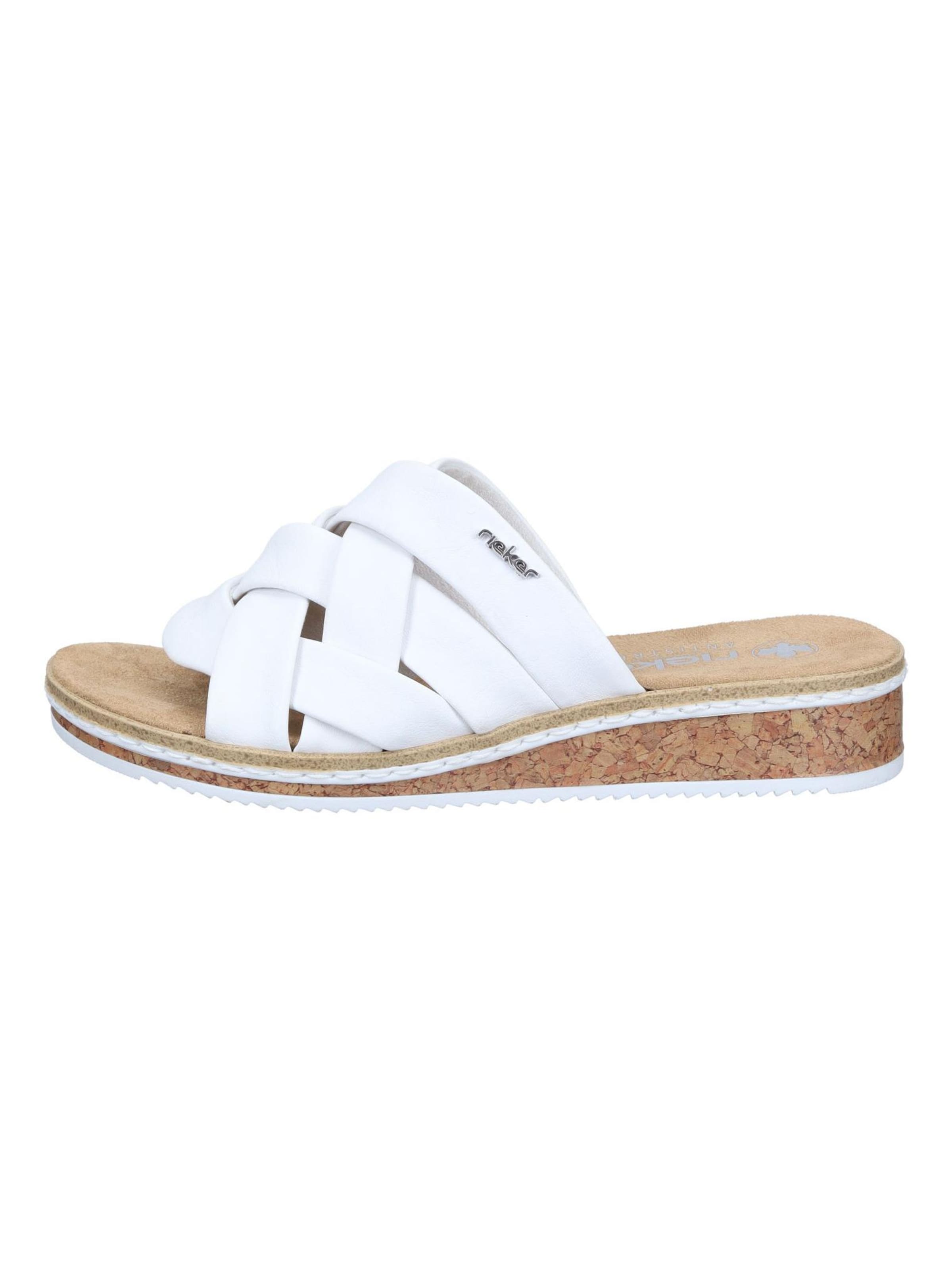 Rieker Mules in White