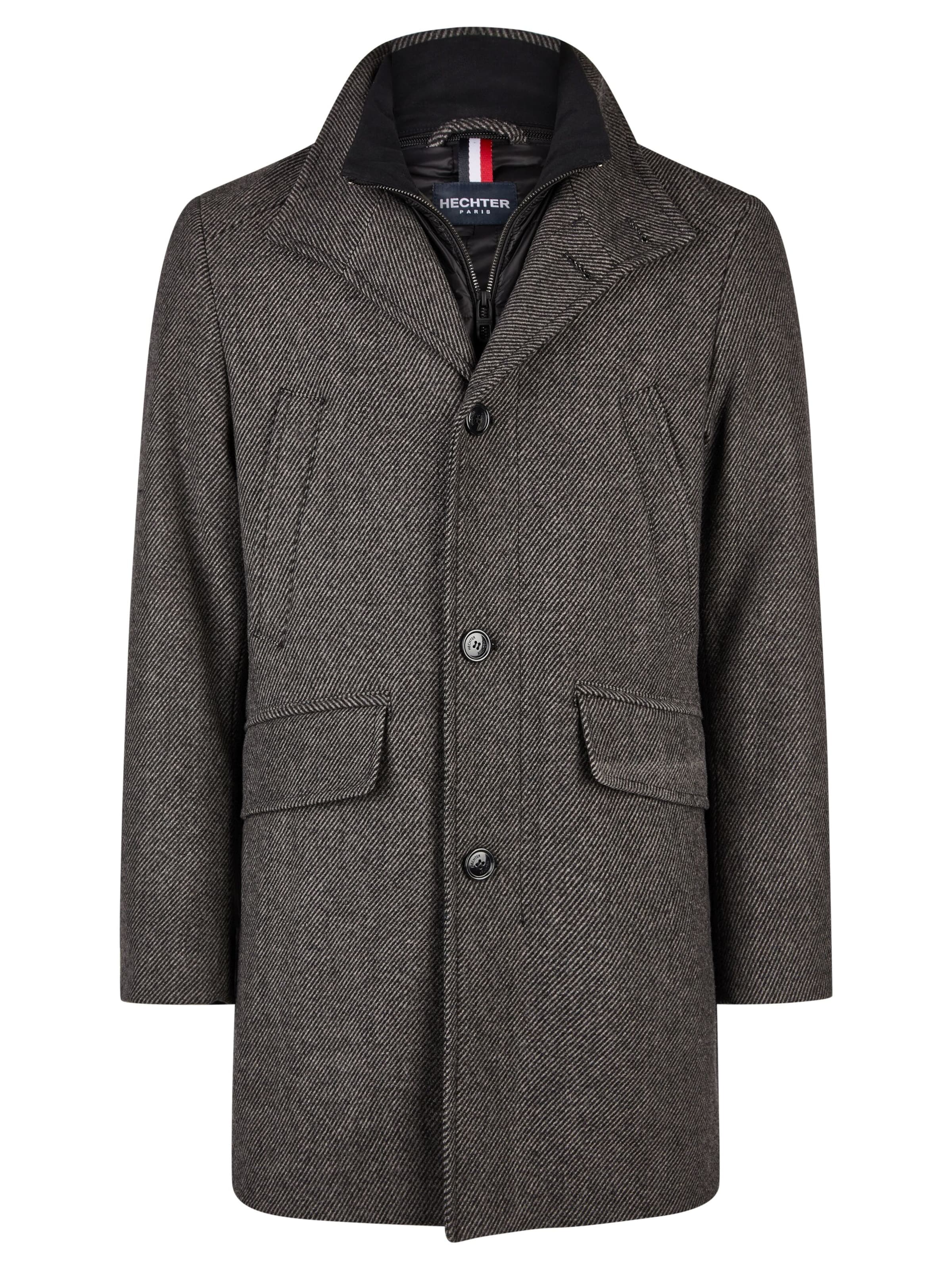 HECHTER PARIS Mantel in Grau: Vorderseite