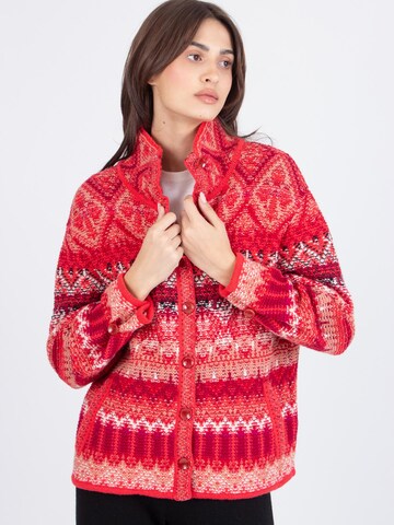 IVKO Knit Cardigan in Red