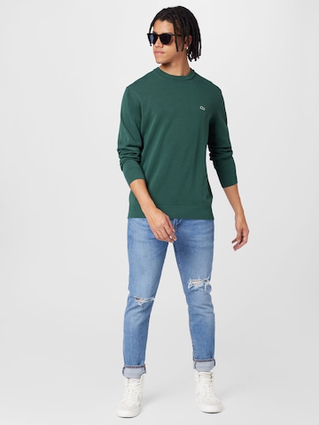 LACOSTE Regular Fit Pullover i grøn