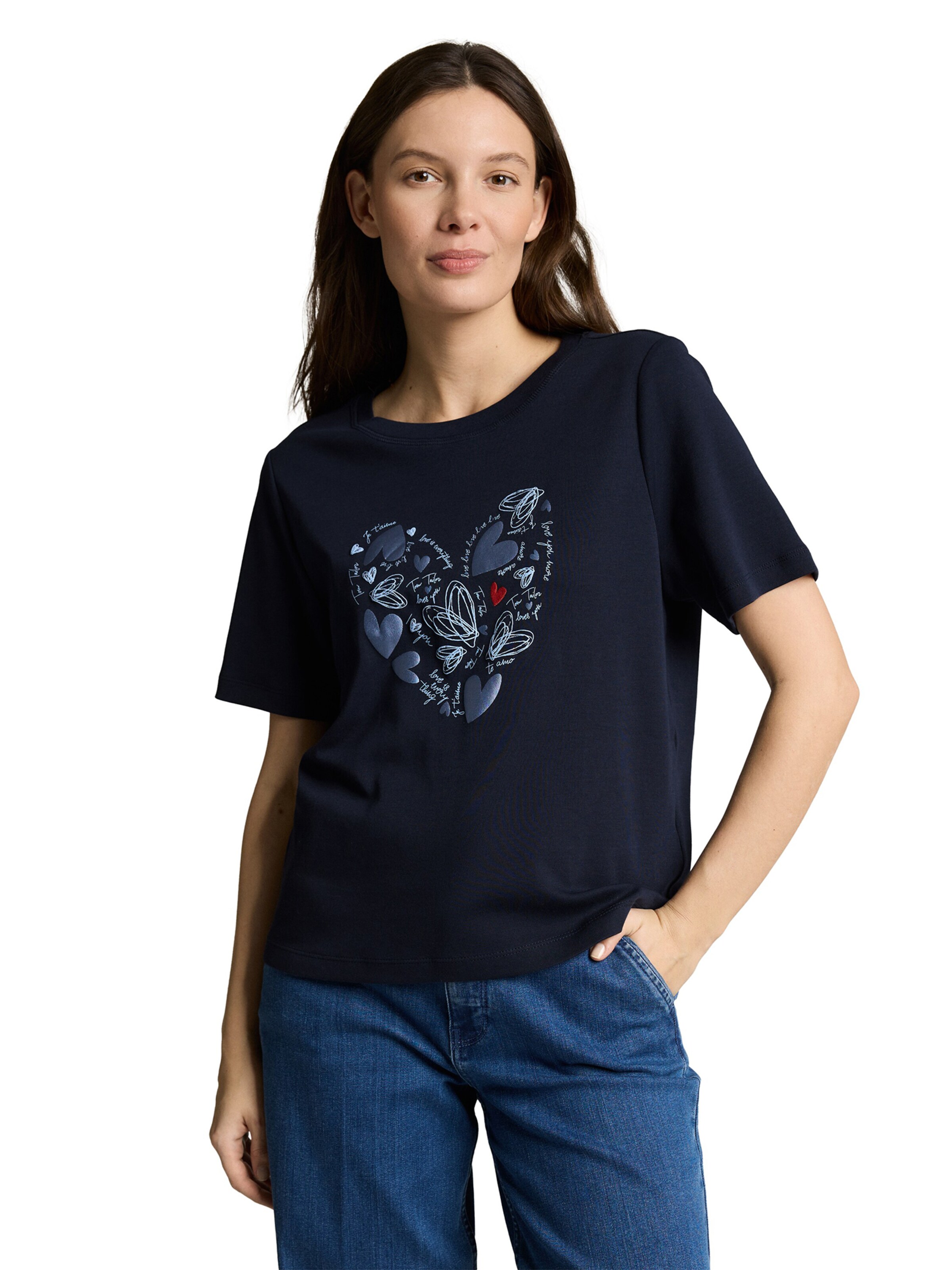 Maglietta di TOM TAILOR in blu: frontale