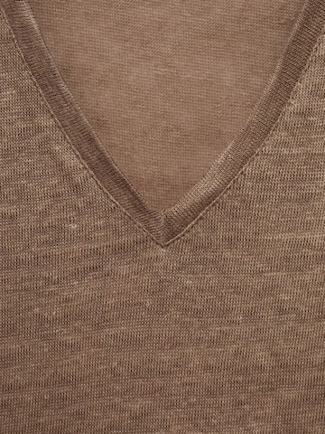 MANGO Shirt 'LINITO' in Brown