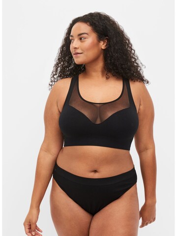 Col haut Soutien-gorge Devoted by Zizzi en noir