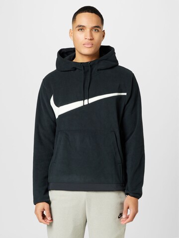 Nike Sportswear Sweatshirt in Schwarz: predná strana