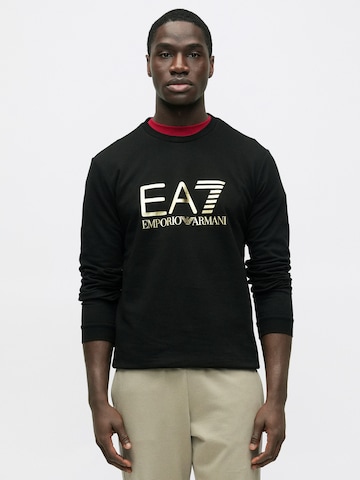 EA7 Emporio Armani Mikina – černá: přední strana