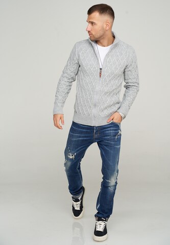 CARISMA Knit Cardigan 'ELIJA' in Grey