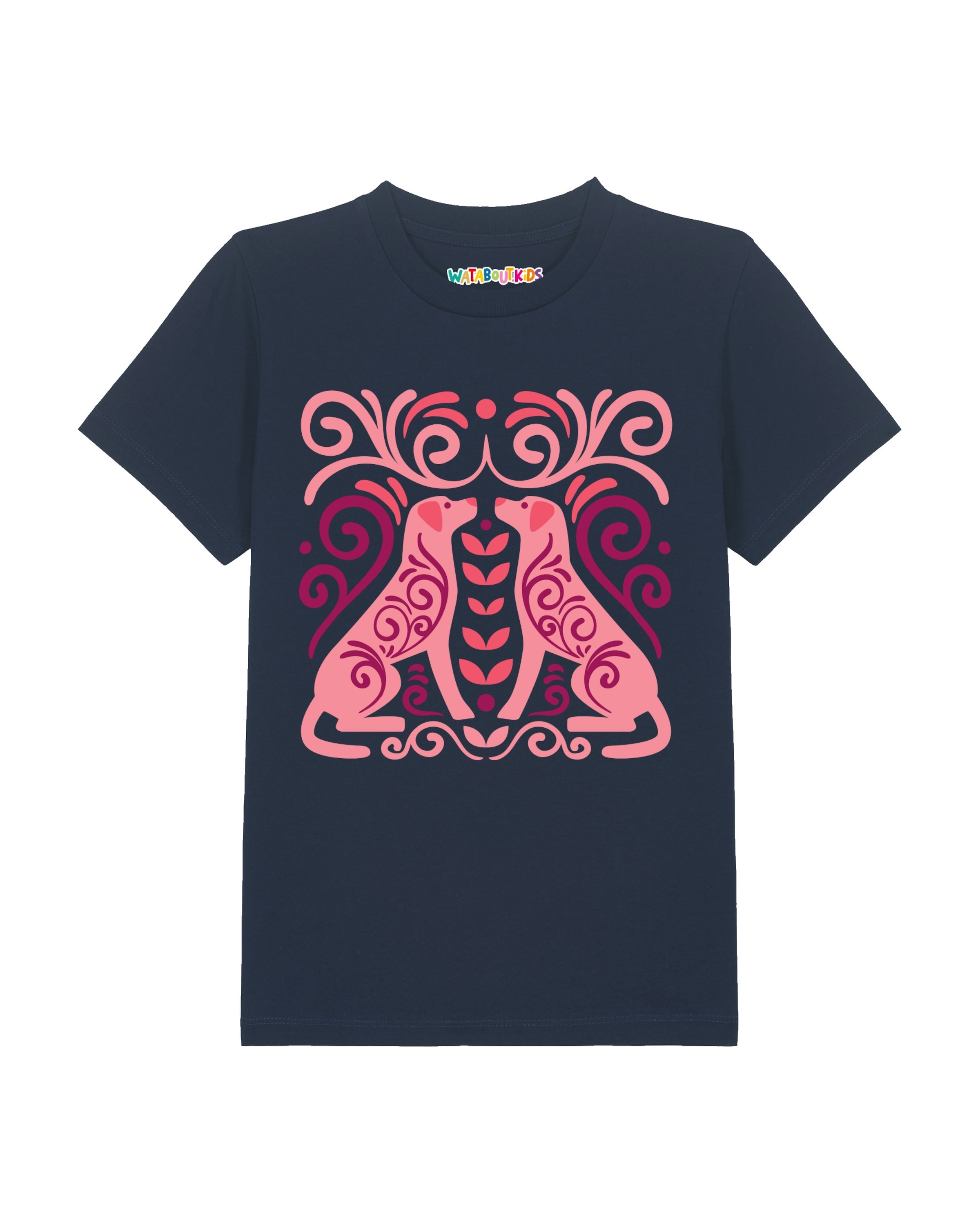 watabout.kids Shirt 'Hundeliebe' in Blue: front