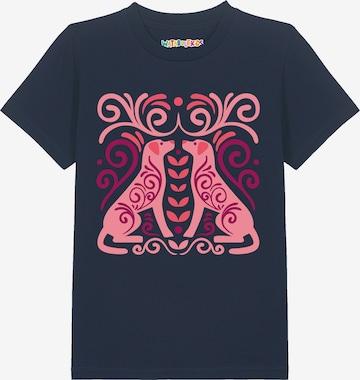 watabout.kids Shirt 'Hundeliebe' in Blue: front