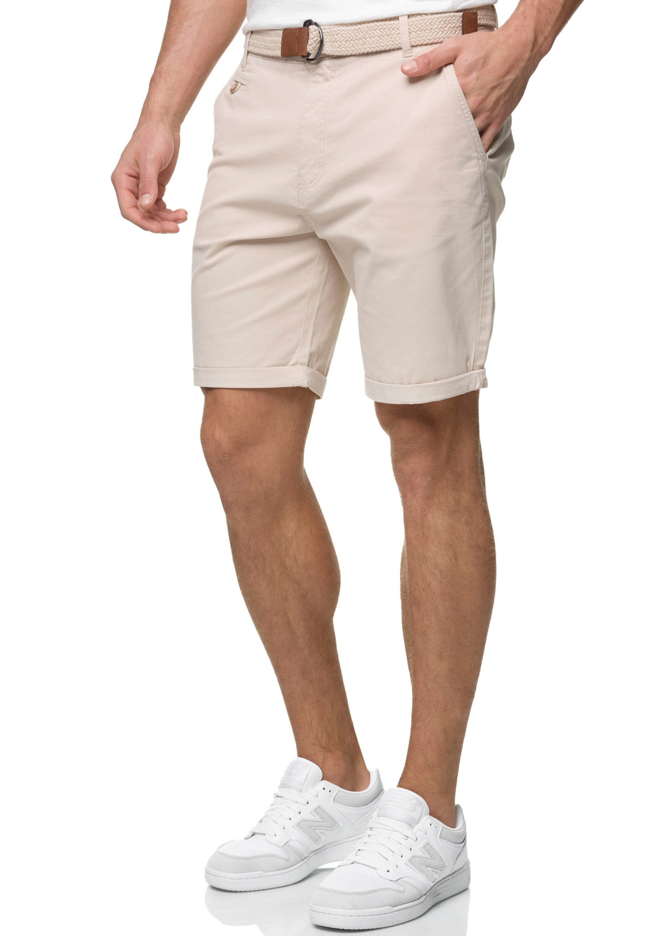 INDICODE JEANS Regular Chino Pants in Beige