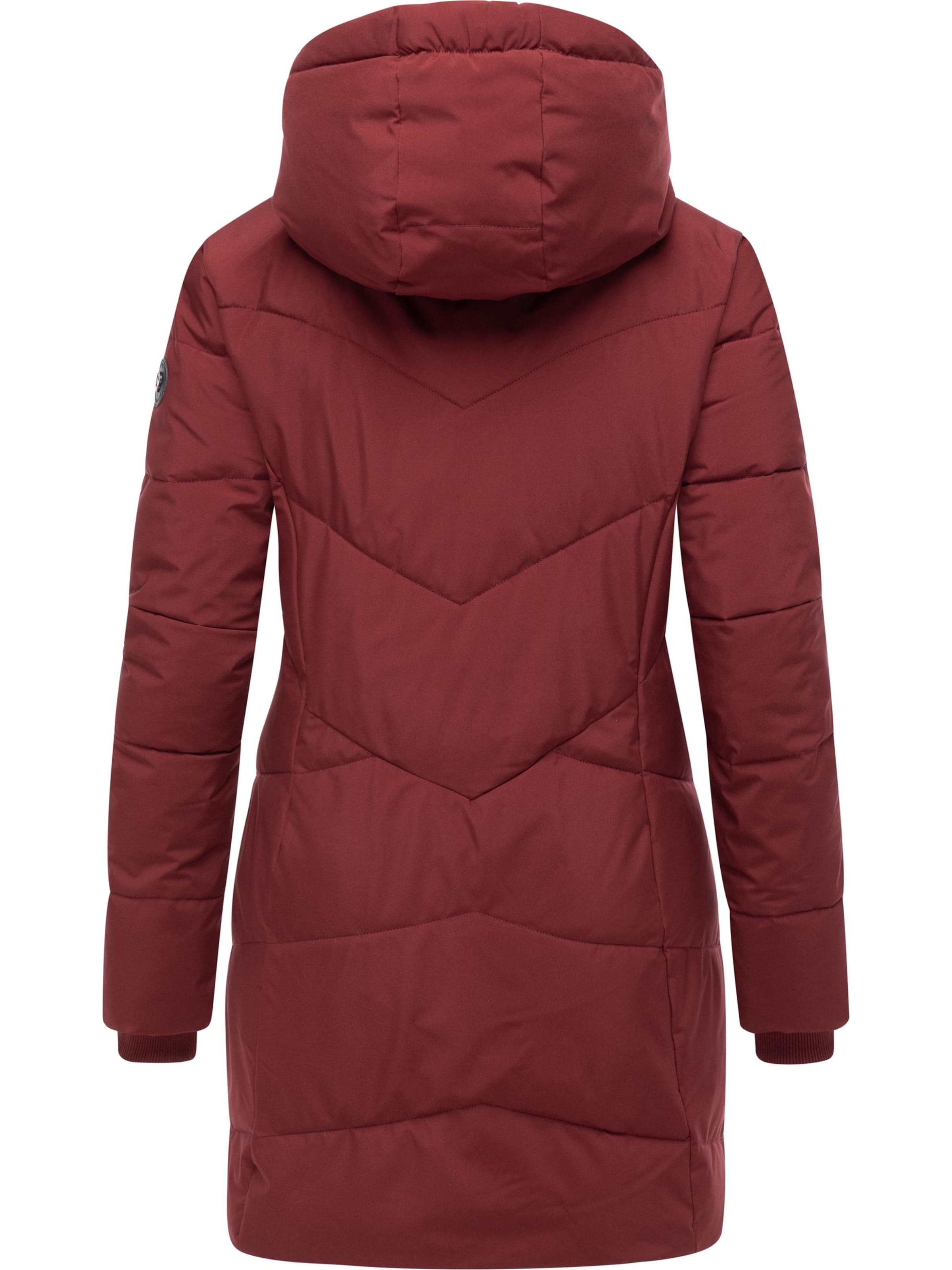 Ragwear Płaszcz zimowy 'Pevilla' w kolorze czerwony