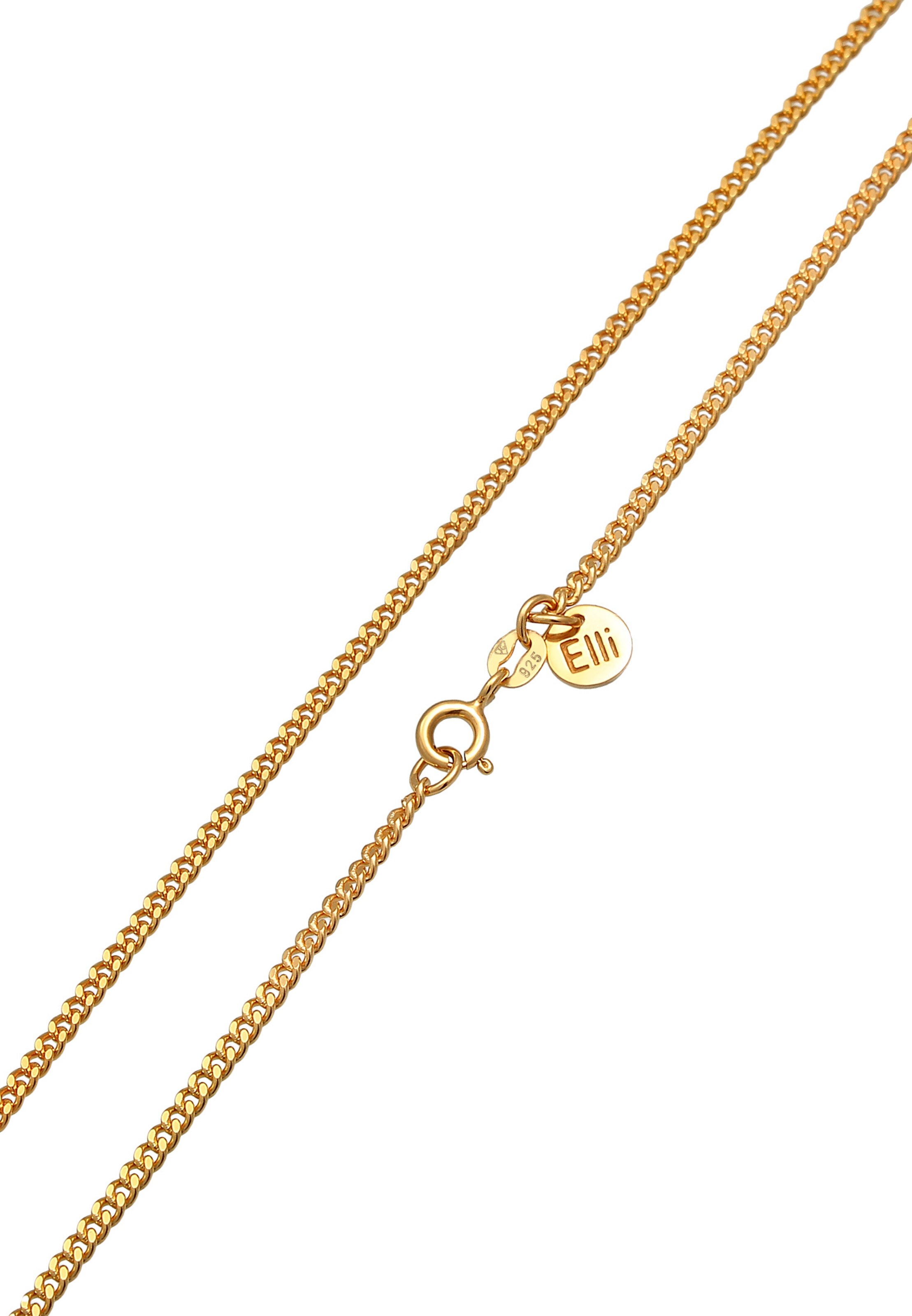 ELLI PREMIUM Halskette Basic Kette in Gold