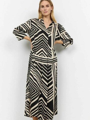 Soyaconcept - Vestidos camiseiros 'Faro 4' em preto