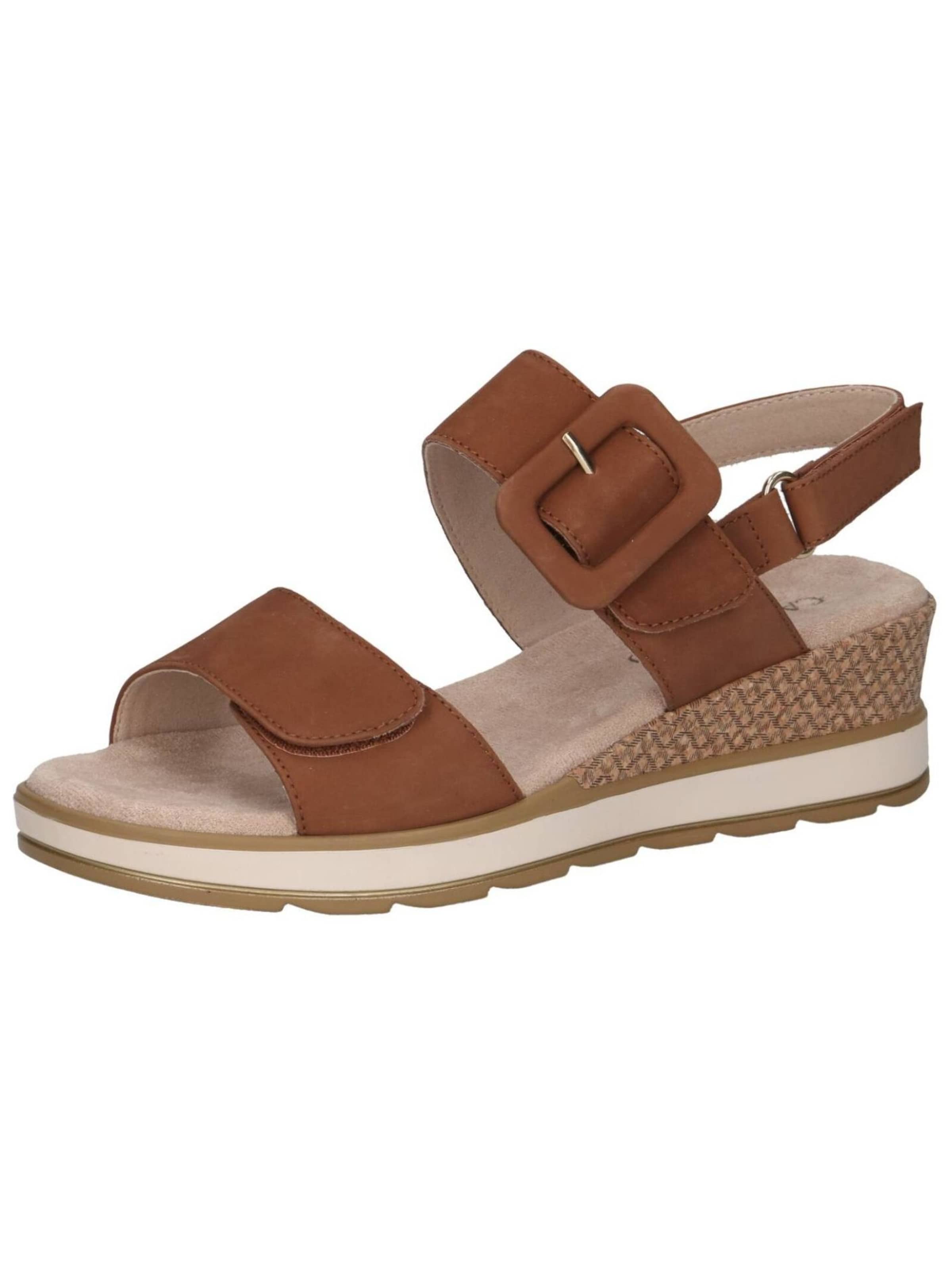 CAPRICE Sandaal in Bruin: voorkant