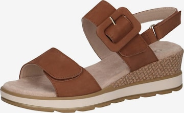 CAPRICE Sandaal in Bruin: voorkant