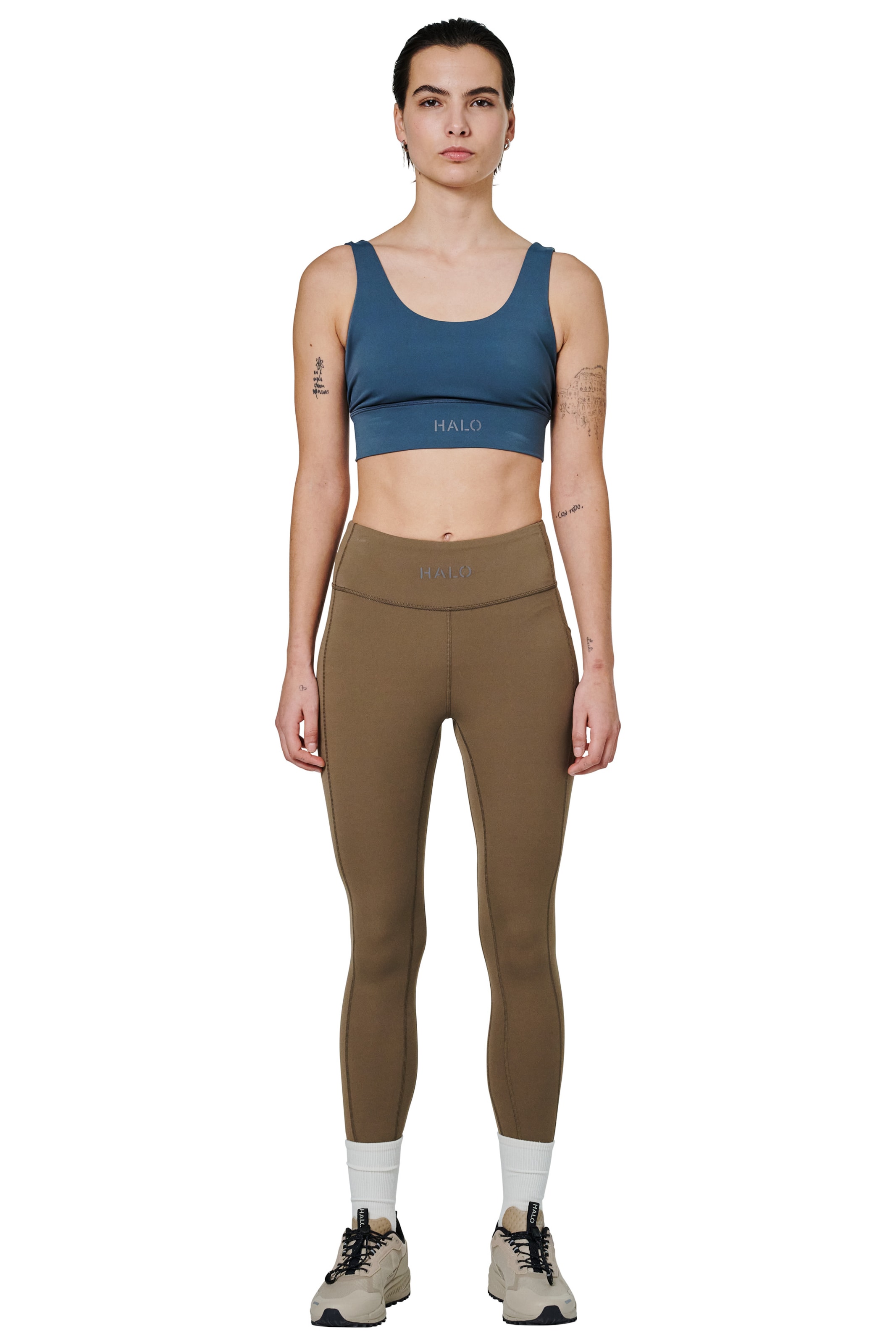 HALO Skinny Leggings in Brown