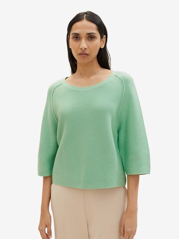 Pullover di TOM TAILOR in verde: frontale