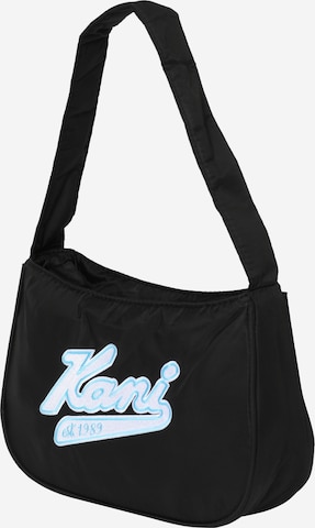 Karl Kani Дамска чанта в черно: отпред