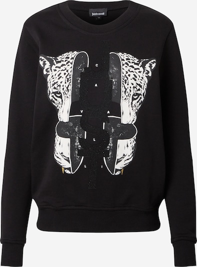 Just Cavalli Sweatshirt in schwarz / weiß, Produktansicht