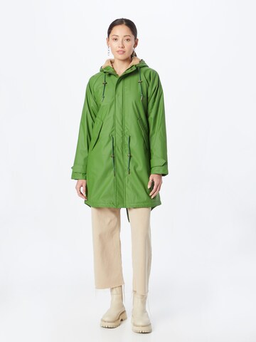 Derbe Between-Seasons Parka in Green: front