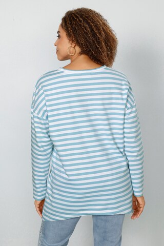 Sweat-shirt MIAMODA en bleu