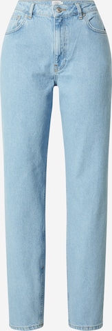 NA-KD Loosefit Jeans in Blauw: voorkant