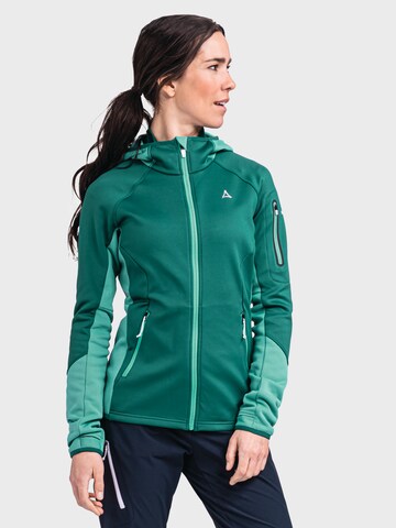 Schöffel Functionele fleece jas 'Lodron' in Groen
