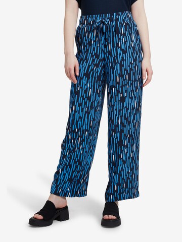 Betty & Co Loose fit Pants in Blue: front