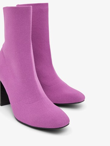 Bottines 'ELLIE' Bianco en violet