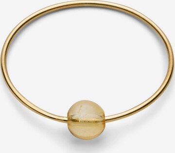 Jukserei - Anel 'Birthstone November - Citrine' em ouro: frente