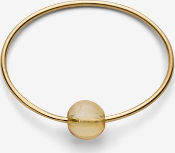 Jukserei Prsteň 'Birthstone November - Citrine' - Zlatá: predná strana