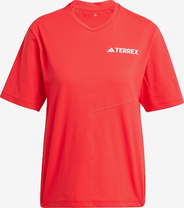 ADIDAS TERREX - Camiseta funcional 'Multi' en rojo: frente