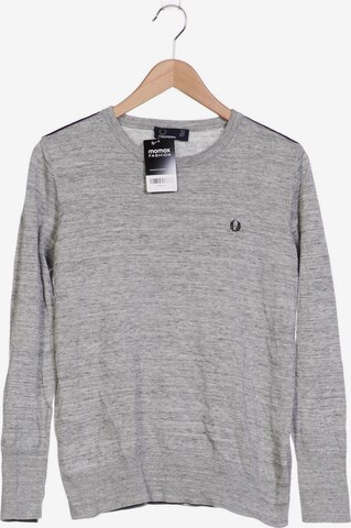 Fred Perry Sweater & Cardigan in XL in Grey: front