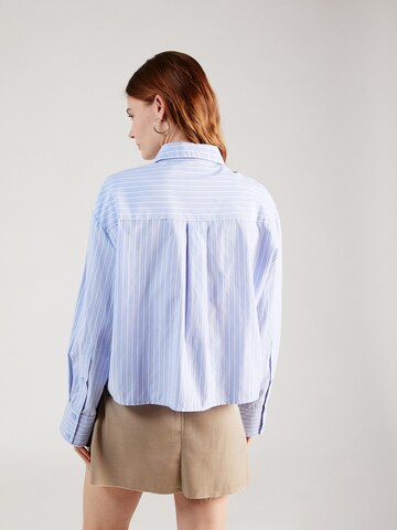 Camicia da donna 'Ophelia' di PIECES in blu