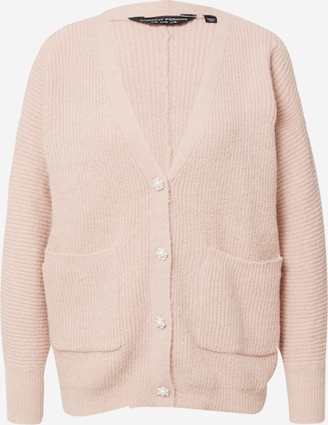 Dorothy Perkins Gebreid vest in Roze: voorkant