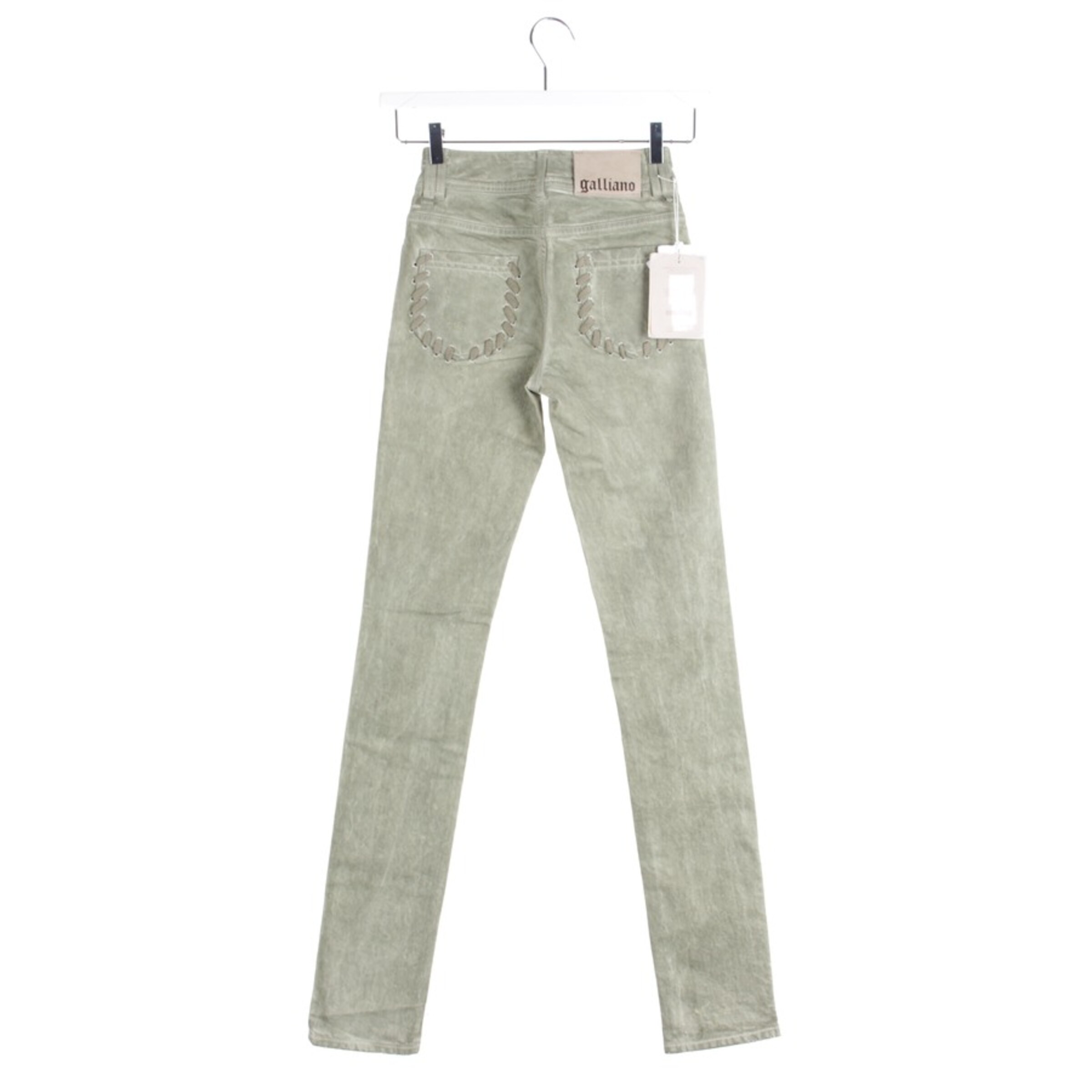 John Galliano Jeans 24 in Grün