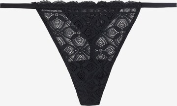 INTIMISSIMI Thong in Black: front