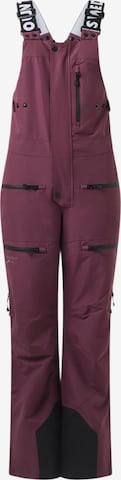 SWEDEMOUNT Regular Sportbroek 'Freeride' in Lila: voorkant