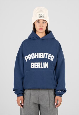 Sweat-shirt 'Berlin' Prohibited en bleu