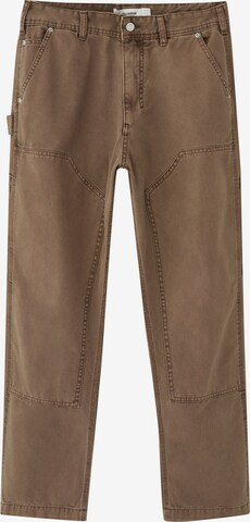 Pull&Bear Pants in Brown: front