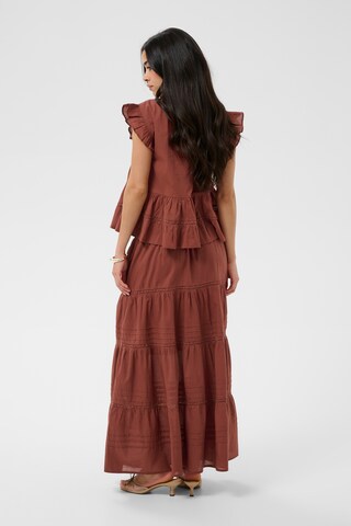 Kaffe - Blusa 'KAValerie' em castanho