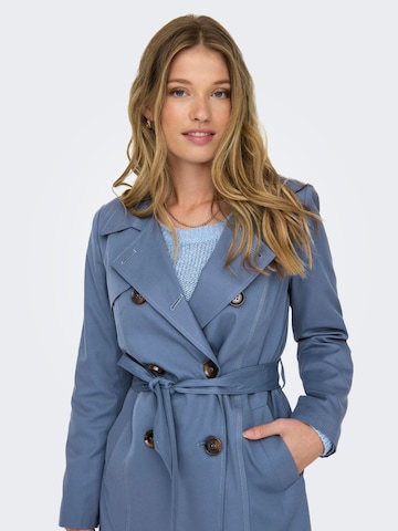 Manteau mi-saison 'Valerie' ONLY en bleu