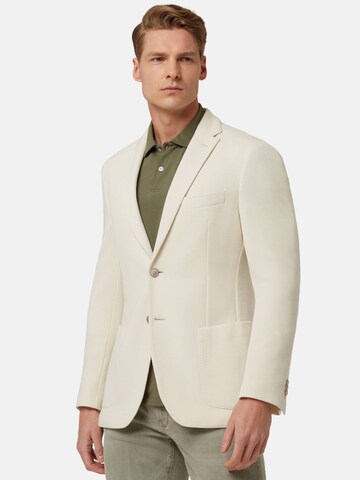 Boggi Milano Regular fit Suit Jacket in White: front