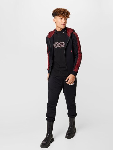 HUGO Sweatjacke 'Dobbins' in Schwarz