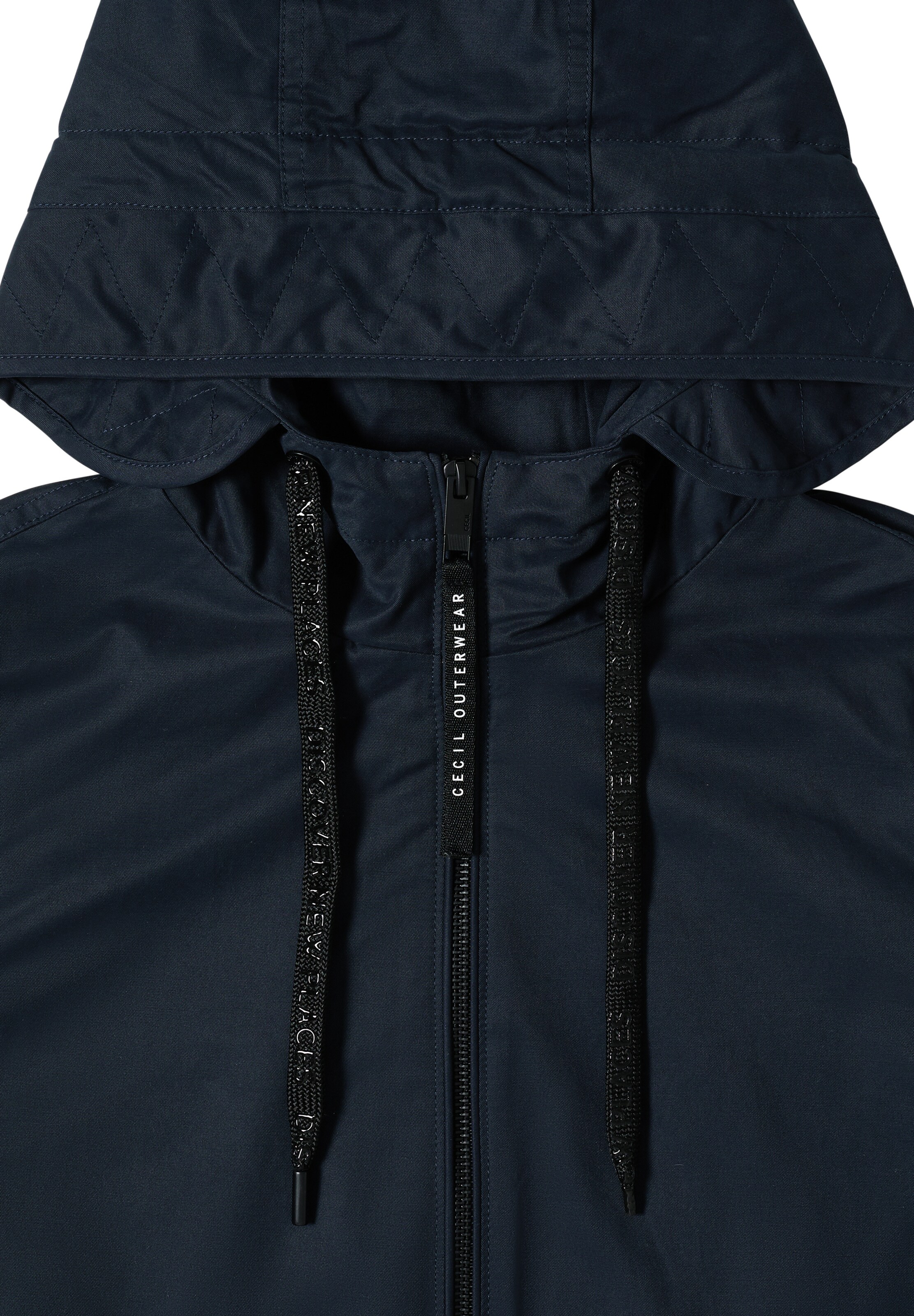 CECIL Between-Seasons Parka in Blue