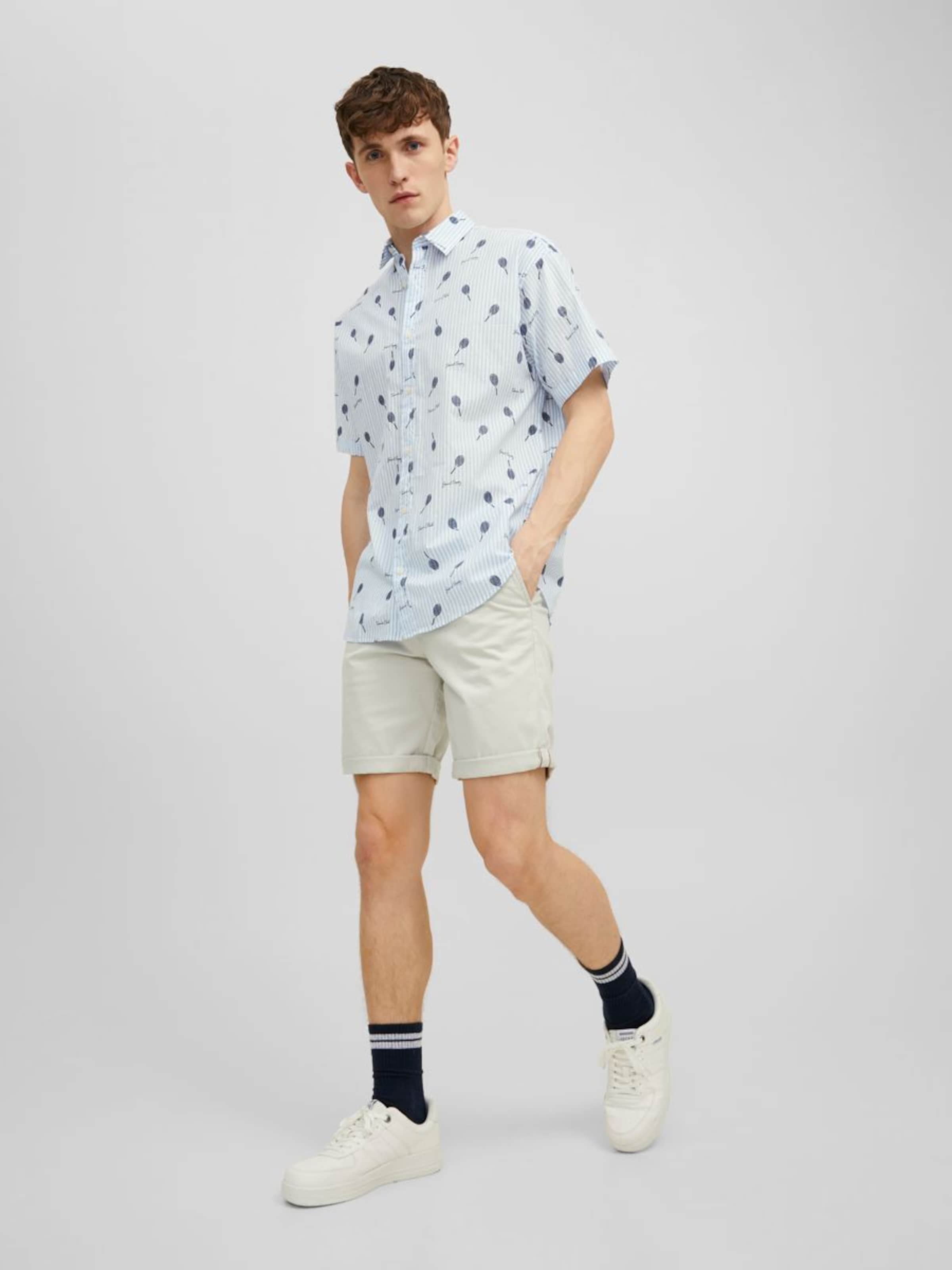Männer Hemden JACK & JONES Hemd in Blau, Navy, Hellblau - RE46414 Männer Hemden JACK & JONES Hemd in Blau, Navy, Hellblau - RE46414