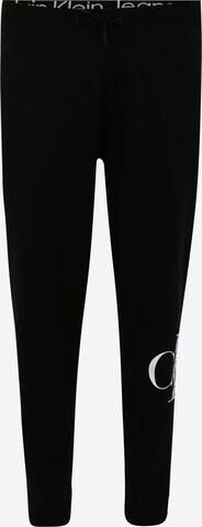 Calvin Klein Jeans Plus Regular Pants in Black: front