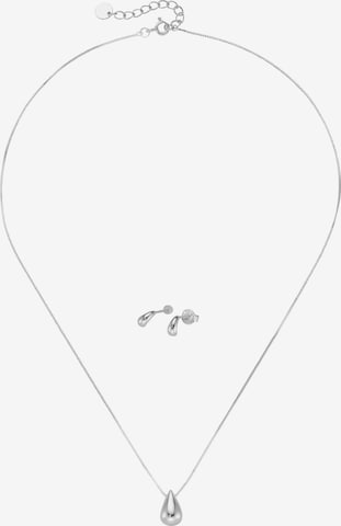 Smart Jewel Schmuckset in Silber: Vorderseite